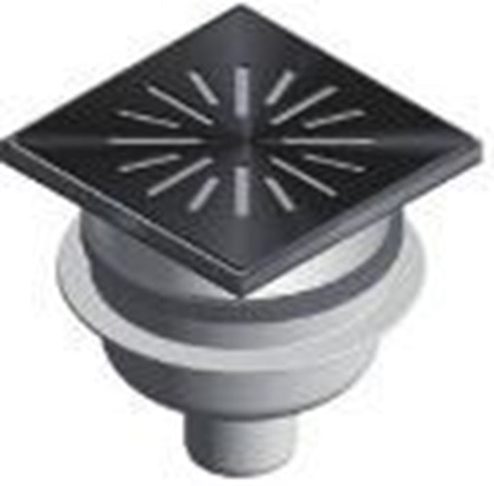 
  Afvoerput ABS/RVS 150 x 150 mm, 4015R productfoto hoge resolutie - artikelnummer 1204468
