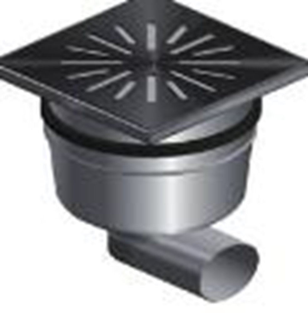 Afvoerput RVS 200 x 200 mm, 6421 productfoto hoge resolutie
