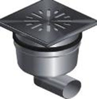 Afvoerput RVS 200 x 200 mm, 4620 productfoto hoge resolutie