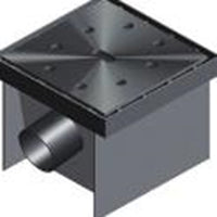 Afvoerput RVS 300 x 300 mm, 4630 productfoto hoge resolutie