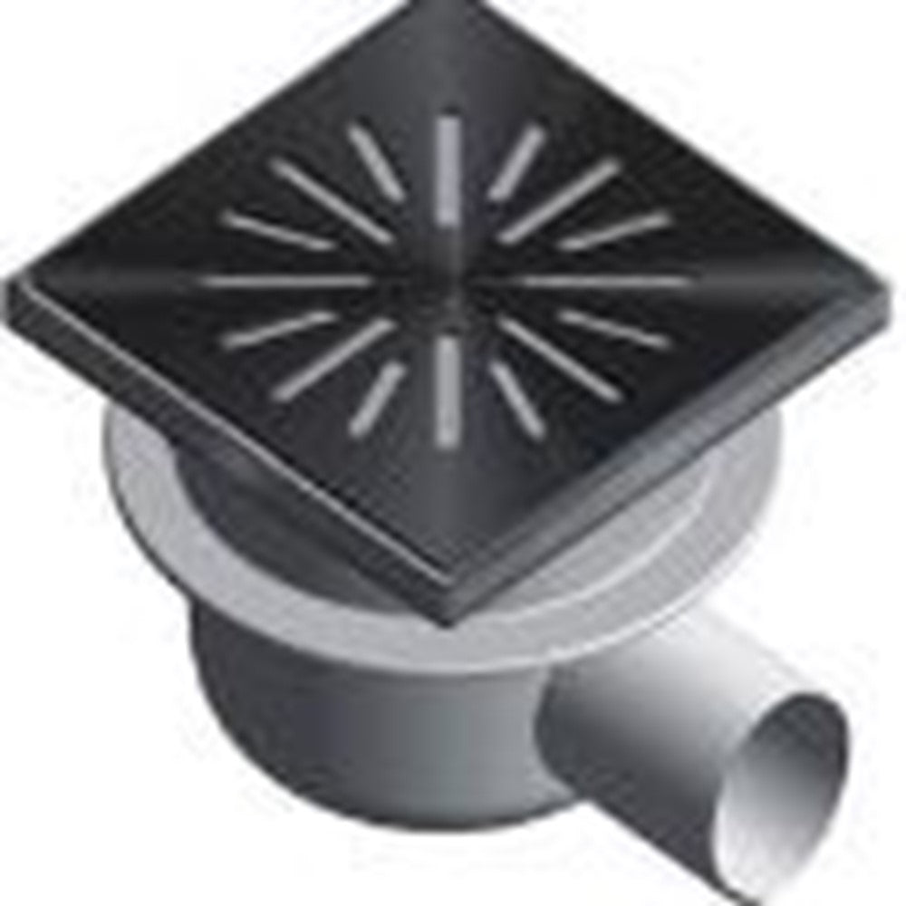 Afvoerput ABS/RVS 150 x 150 mm, 4016R productfoto hoge resolutie