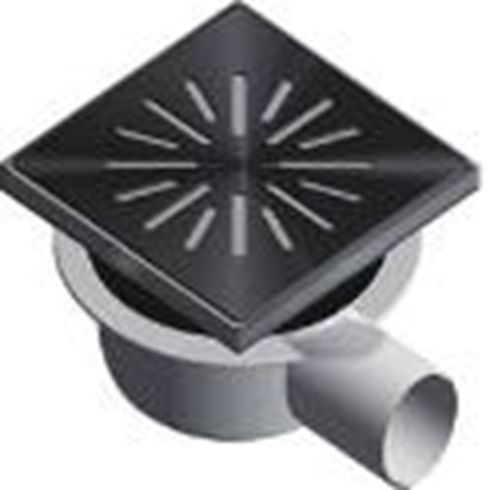 Afvoerput ABS/RVS 150 x 150 mm, 4616R productfoto hoge resolutie