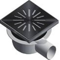 Afvoerput ABS/RVS 150 x 150 mm, 4616R productfoto hoge resolutie