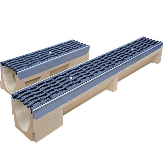 
  Polyesterbeton grondgoot type Base 100 | Rabe - artikelnummer 120701

