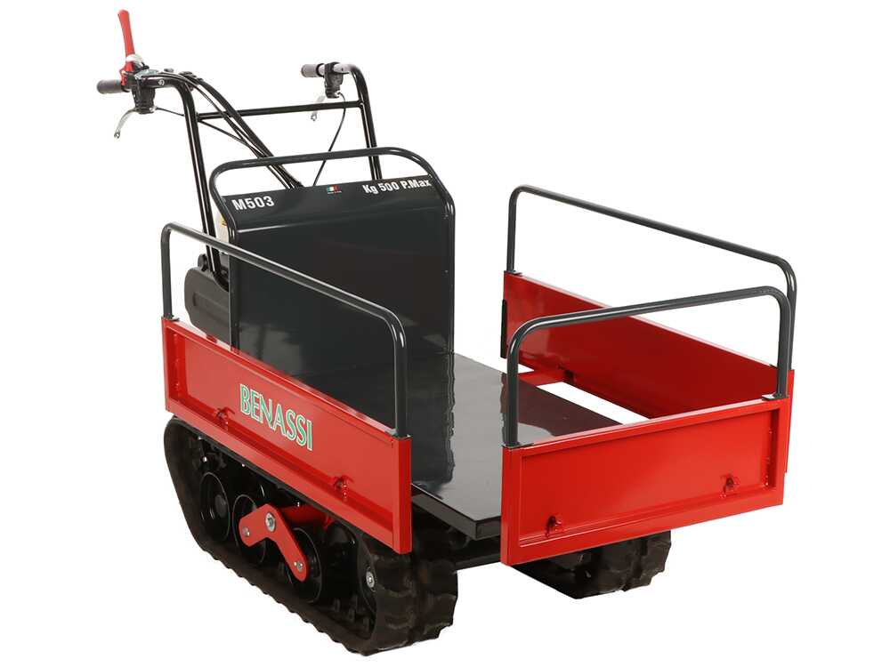 Rupsdumper laadvermogen 550 kg Benassi M503, detail 11