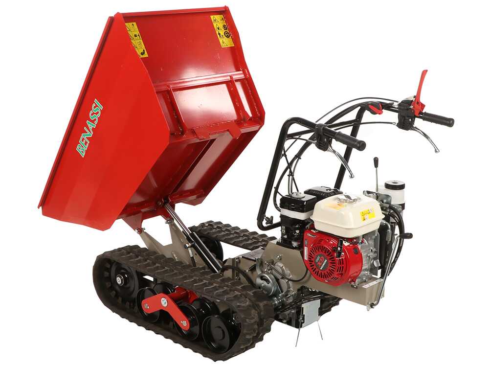 Rupsdumper laadvermogen 550 kg Benassi M503DH, hydraulisch kiepen, detail 11