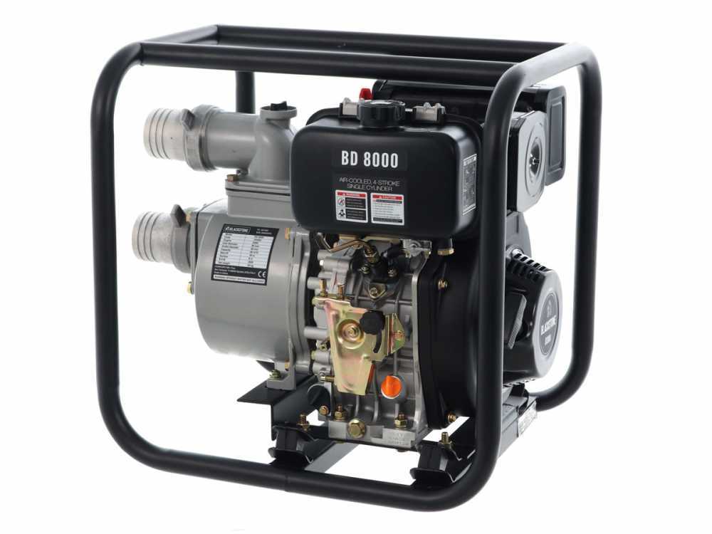 BlackStone BD 8000 diesel motorpomp, aansluiting 80 mm, detail 12