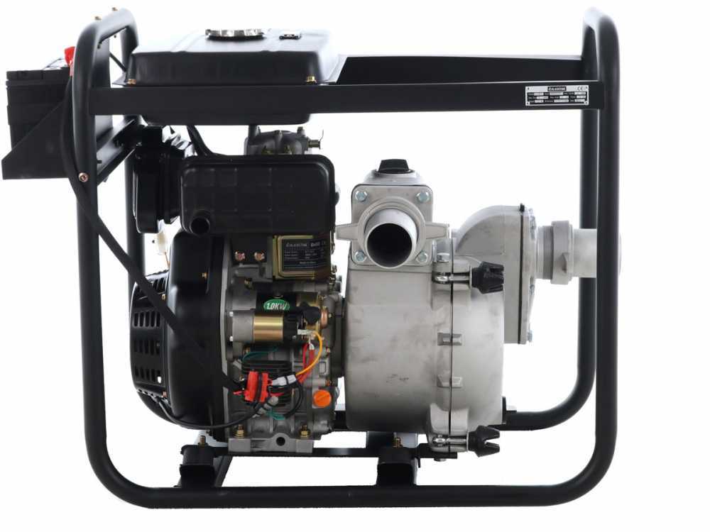 BlackStone BD-ST 8000ES diesel motorpomp voor vuil water, aansluiting 80 mm, detail 11