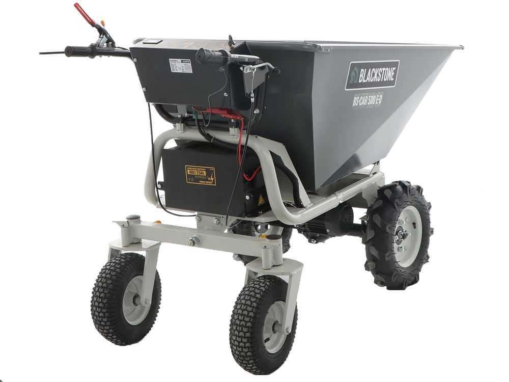 Accu motorkruiwagen laadvermogen 500 kg BlackStone BS-CAR 500 E-D, 48 V 25 Ah, detail 11