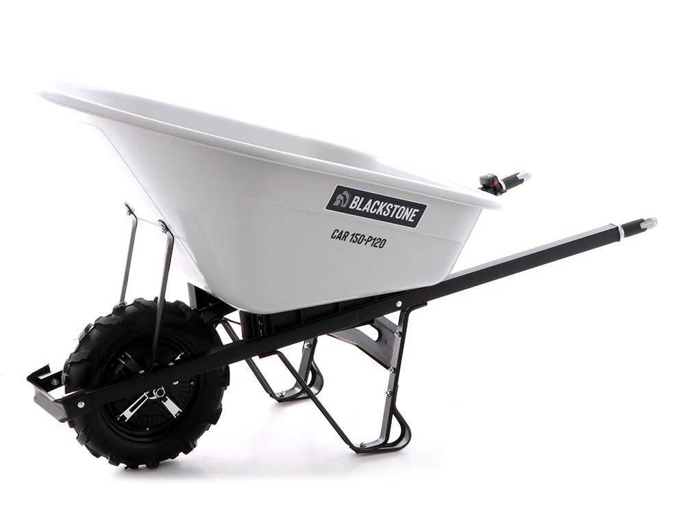 Accu motorkruiwagen laadvermogen 150 kg BlackStone CAR 150-P120, 24 V 12 Ah, detail 11