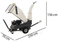 BlackStone GBD-1500 L benzine hakselaar, takken tot 90 mm, detail 12