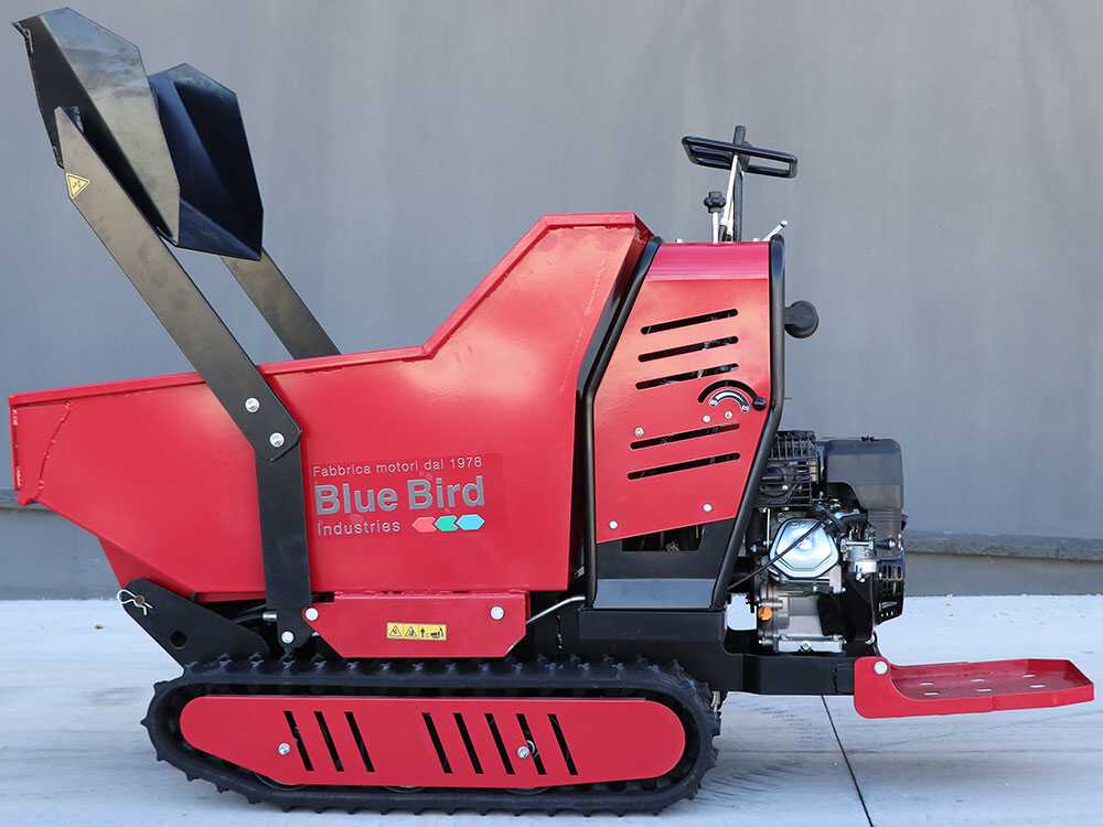 Motorkruiwagen laadvermogen 500 kg Blue Bird Trasporter 500DL Trcked, hydraulisch kiepen, detail 12