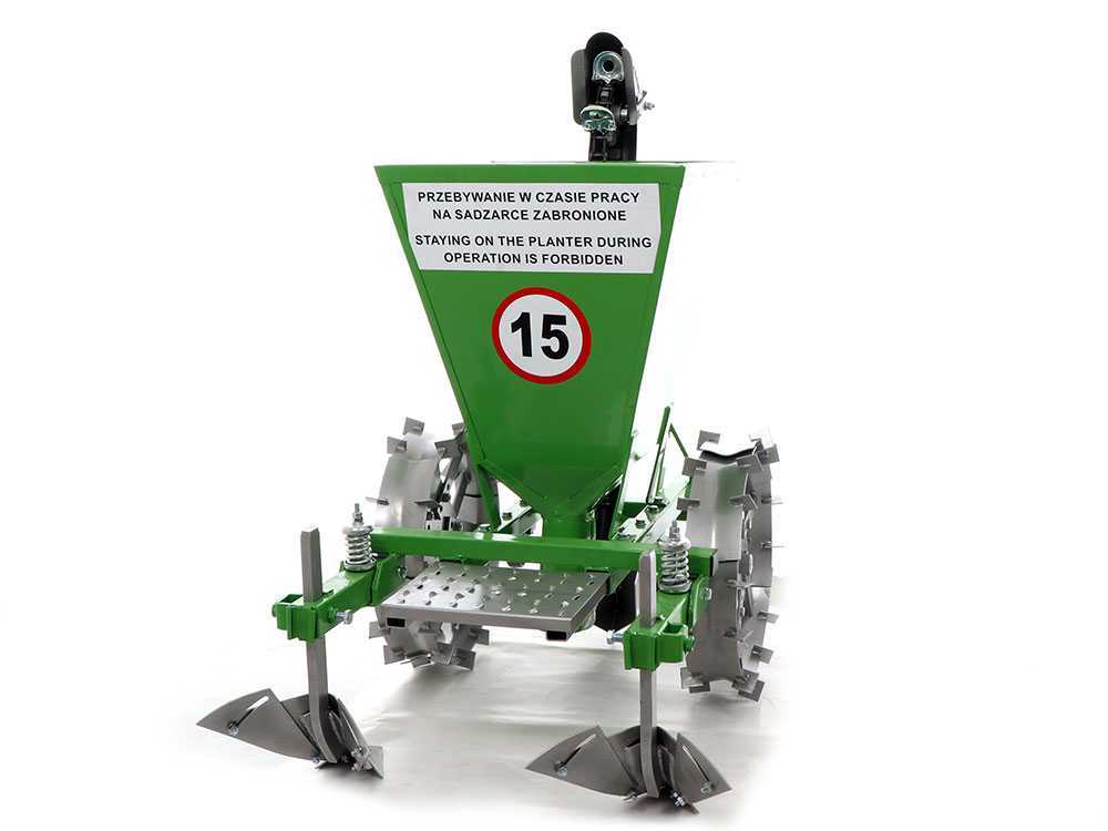 Bomet Gemini 1-rijige aardappelpootmachine, metalen wielen, detail 12