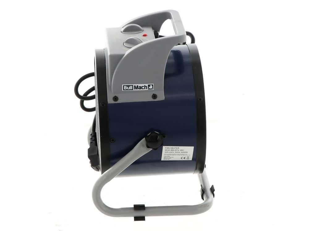 BullMach BM-EFH 2RC elektrische heteluchtkanon 2 kW, 230 V, detail 11