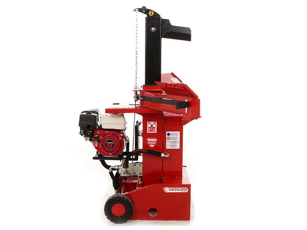 Ceccato Olindo BULL SPL12H GX200 benzine houtklover, 12 ton, verticaal, detail 12
