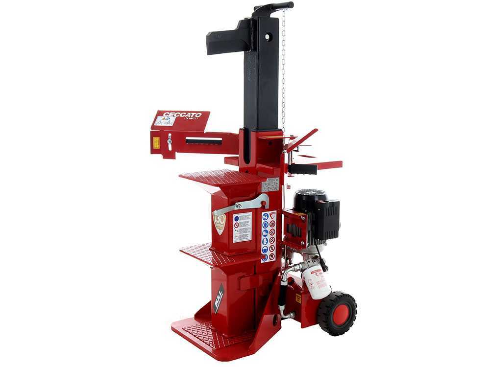 Ceccato Olindo BULL SPLE12 FDP elektrische houtklover, 12 ton, verticaal, detail 12