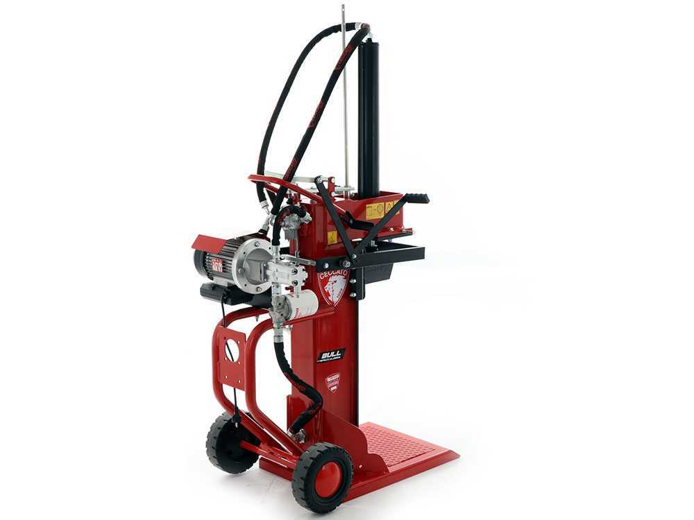 Ceccato Olindo BULL SPLE13-650TC elektrische houtklover, 13 ton, verticaal, detail 11