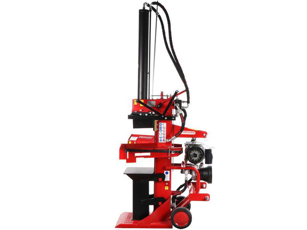 Ceccato Olindo SPLET20 elektrische houtklover, 20 ton, verticaal, detail 12