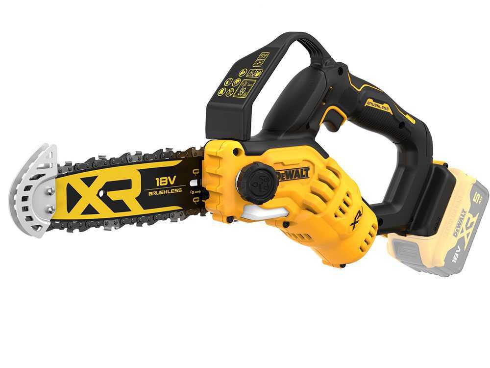 DeWalt DCMPS520N-XJ accu kettingzaag voor snoeien, zwaard 20 cm, 18 V zonder accu, detail 11
