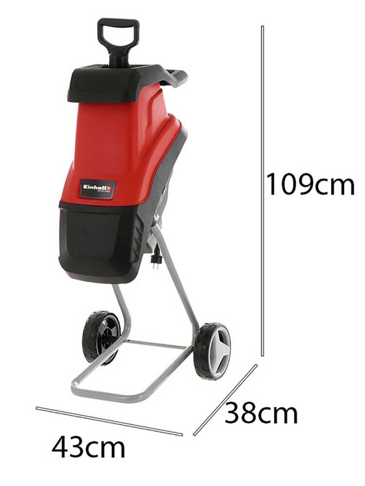 Einhell GC-KS 2540 elektrische hakselaar, takken tot 40 mm, detail 12
