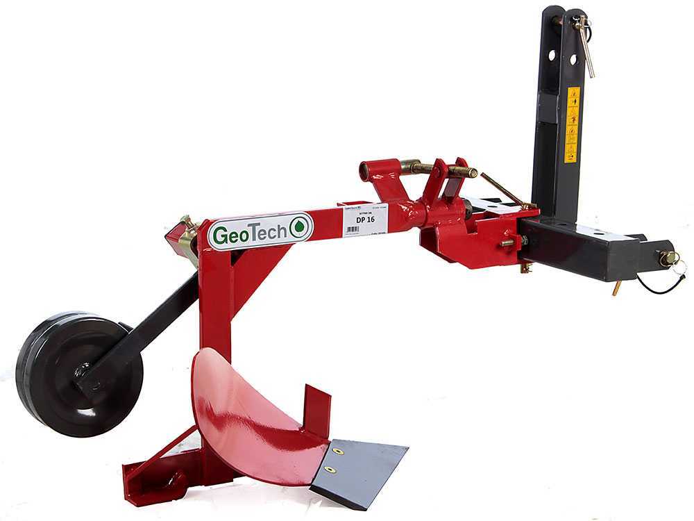 GeoTech DP16 1-scharige ploeg, detail 12