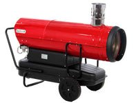 GeoTech IDH 8000 diesel heteluchtkanon 80 kW, indirect gestookt, detail 12