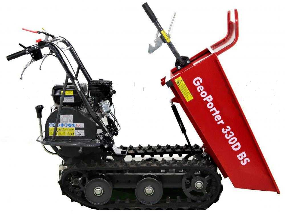 GeoTech Pro BMS155 BS benzine hakselaar, takken tot 90 mm, op rupsen, detail 12