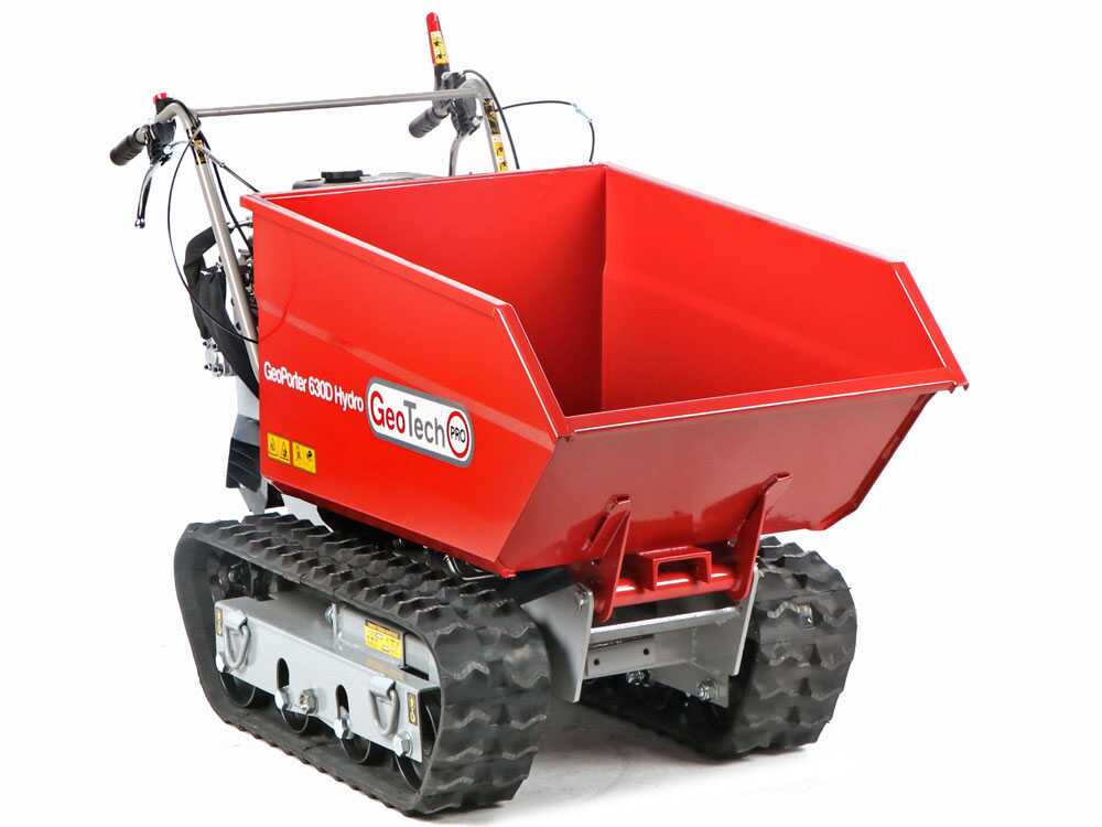 Rupsdumper laadvermogen 600 kg GeoTech Pro GeoPorter 630D Hydro, hydraulisch kiepen, detail 12