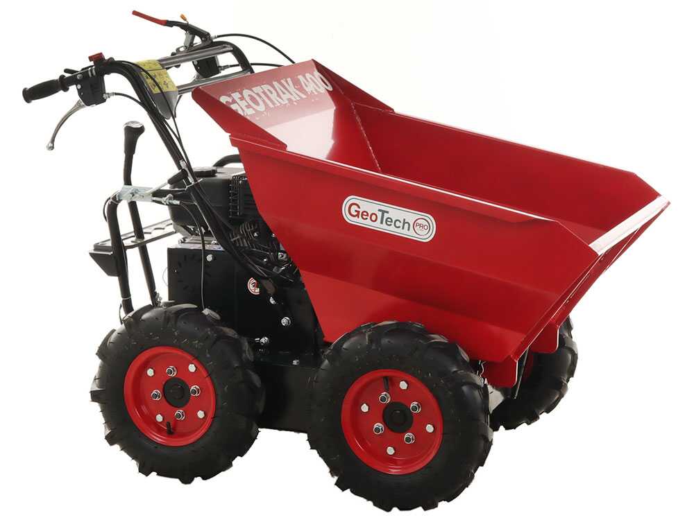 Motorkruiwagen laadvermogen 400 kg GeoTech Pro GEOTRAK 400, 4x4, detail 11