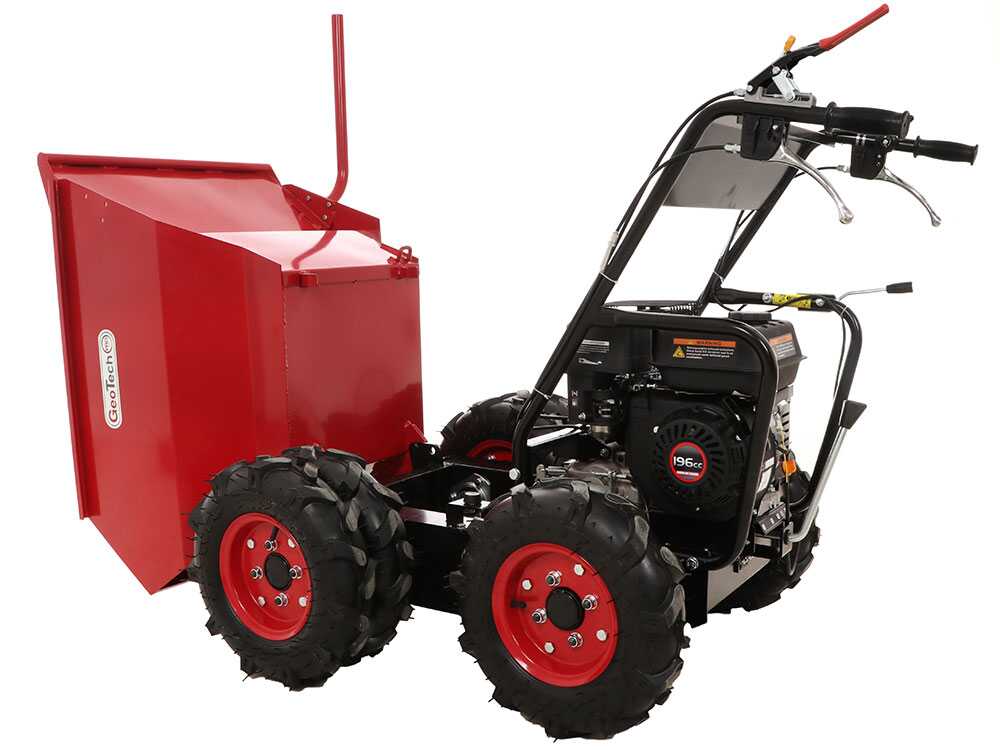 Motorkruiwagen laadvermogen 500 kg GeoTech Pro GEOTRAK 500, detail 11