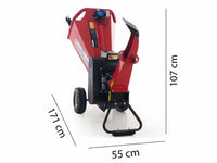 GeoTech Pro PCS 30ES elektrische hakselaar, takken tot 60 mm, detail 12
