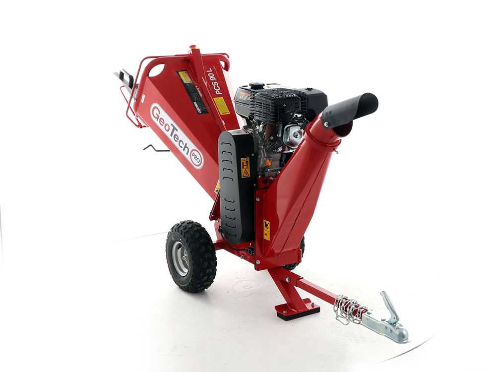 GeoTech Pro PCS 90 L benzine hakselaar, takken tot 75 mm, detail 11