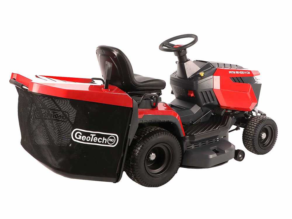 GeoTech Pro PRTM 180-1020 H-CM gazontractor met opvangbak 102 cm, hydrostaat, detail 11