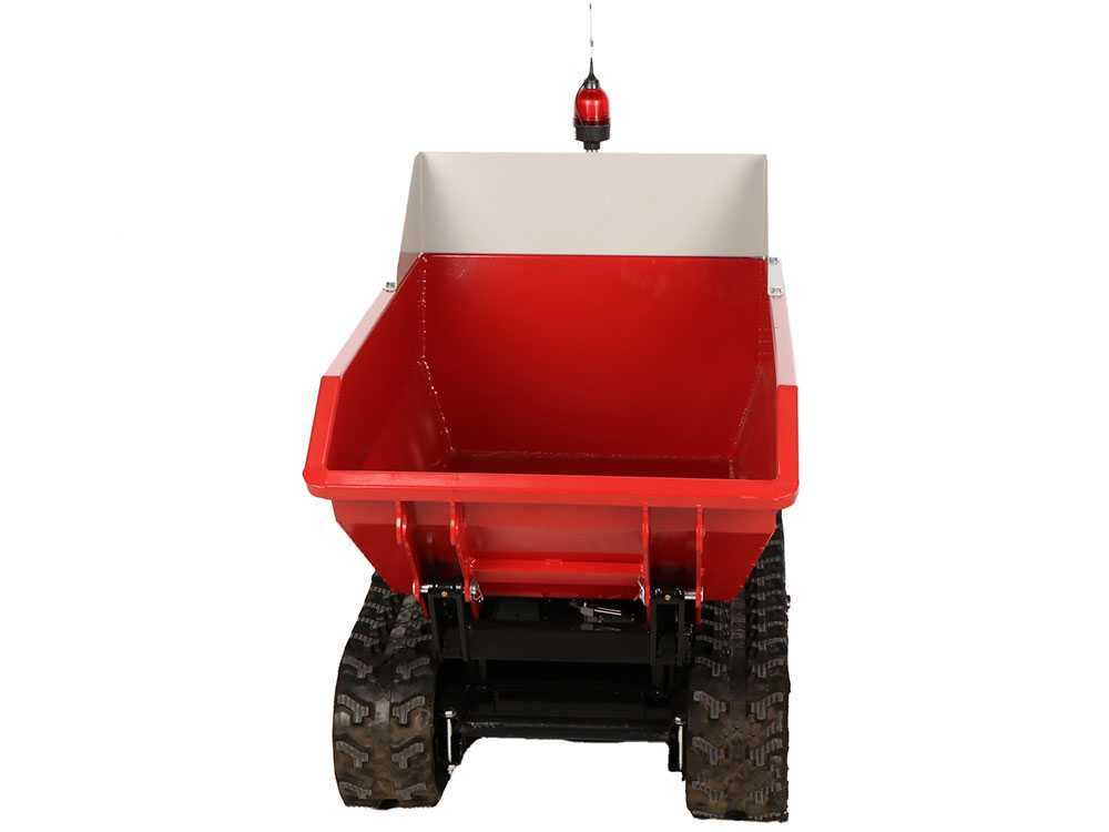 Accu motorkruiwagen laadvermogen 400 kg GeoTech Pro TMD 400 HR, 48 V 15 Ah, hydraulisch kiepen, detail 11