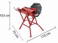GeoTech SA 410 elektrische brandhoutzaag, 230 V, detail 12