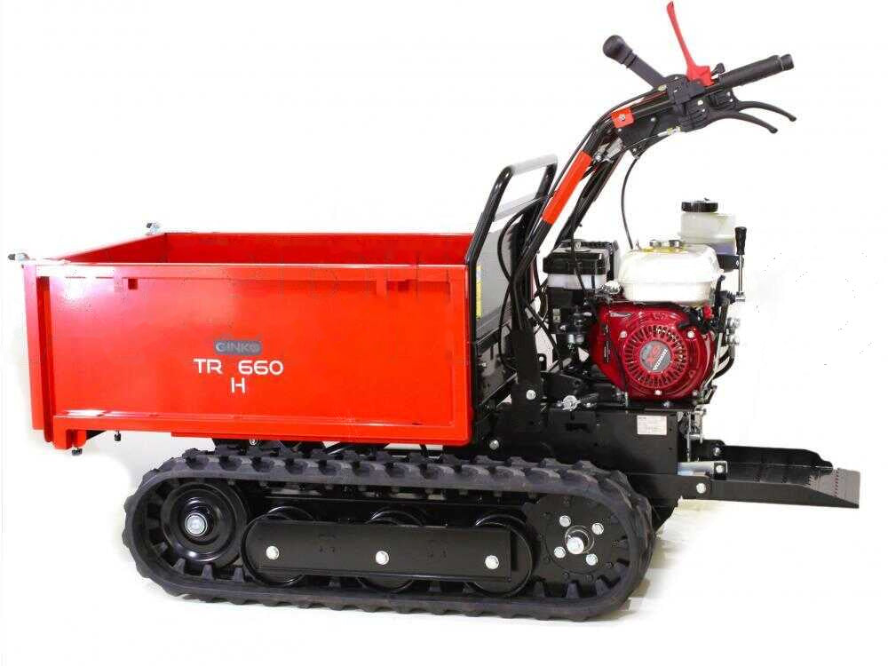 Rupsdumper laadvermogen 600 kg Ginko - MGM TR 660 Extensible, motor Honda GX200, hydraulisch kiepen, detail 12
