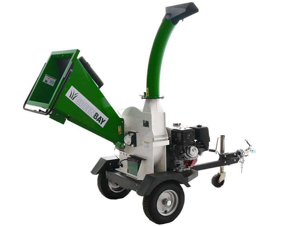 GreenBay GB-WDC 120 HE benzine hakselaar, takken tot 90 mm, detail 11