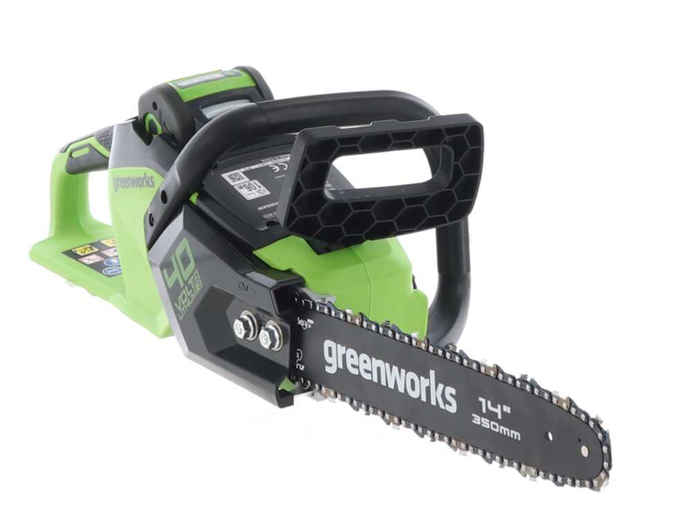 Greenworks GD40CS15 accu kettingzaag, zwaard 35 cm, 40 V 4 Ah, detail 11