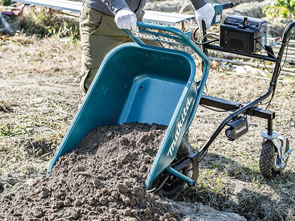 Accu motorkruiwagen laadvermogen 130 kg Makita DCU180, zonder accu (K503922), detail 12