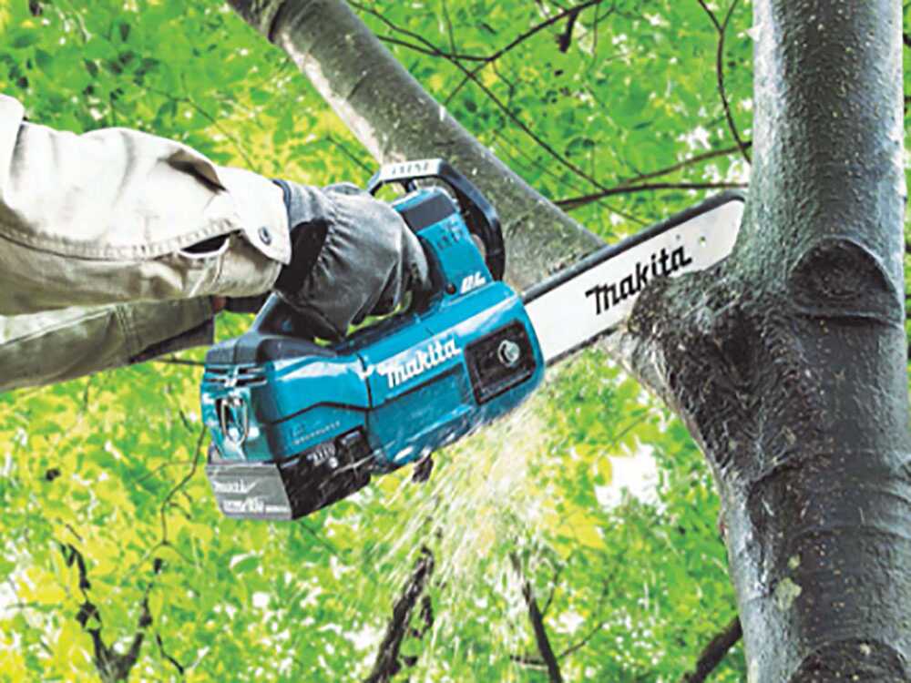Makita DUC254Z accu kettingzaag, zwaard 25 cm, 18 V 3 Ah zonder accu, detail 12