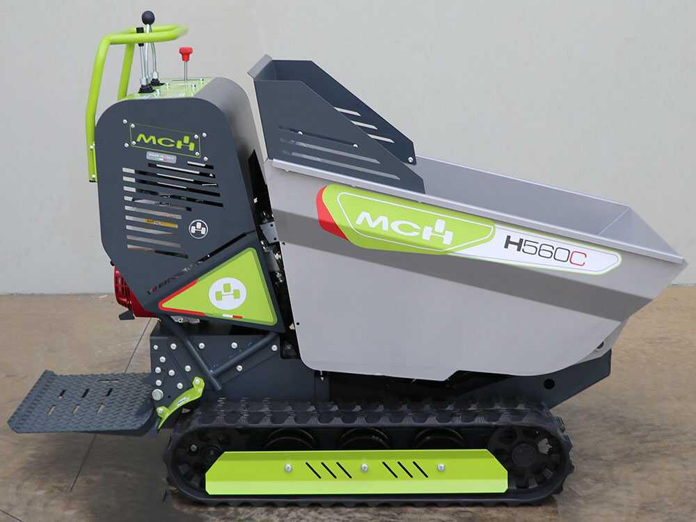 Rupsdumper laadvermogen 500 kg MCH H560C-GX, hydraulisch kiepen, detail 12