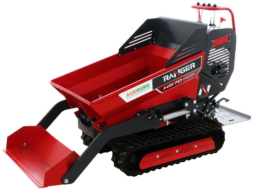 Rupsdumper laadvermogen 500 kg AgriEuro Premium Ranger H570 HDP-E, motor Honda GX200, detail 12