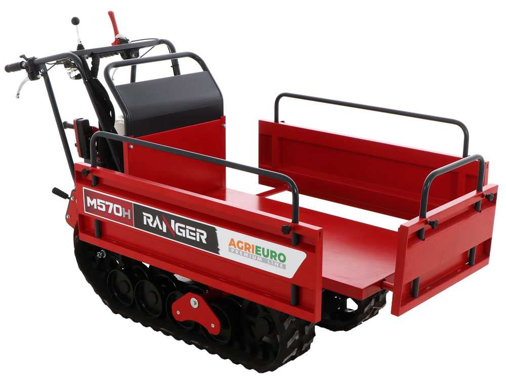 Rupsdumper laadvermogen 500 kg AgriEuro Premium Ranger M570 H-E Extendable, motor Honda GX200, detail 12
