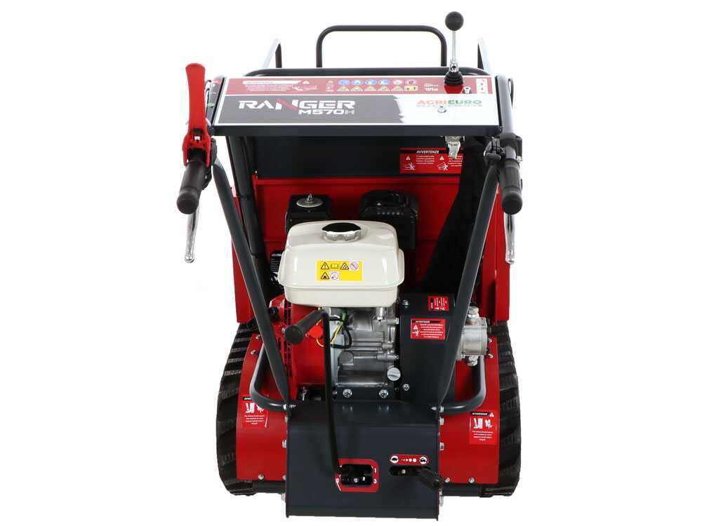 Rupsdumper laadvermogen 500 kg AgriEuro Premium Ranger M570 H Extendable, motor Honda GX200, detail 12