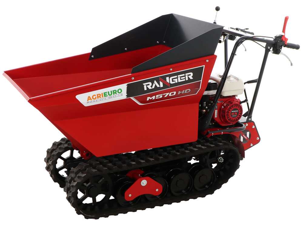 Rupsdumper laadvermogen 500 kg AgriEuro Premium Ranger M570 HD, motor Honda GX200, detail 12