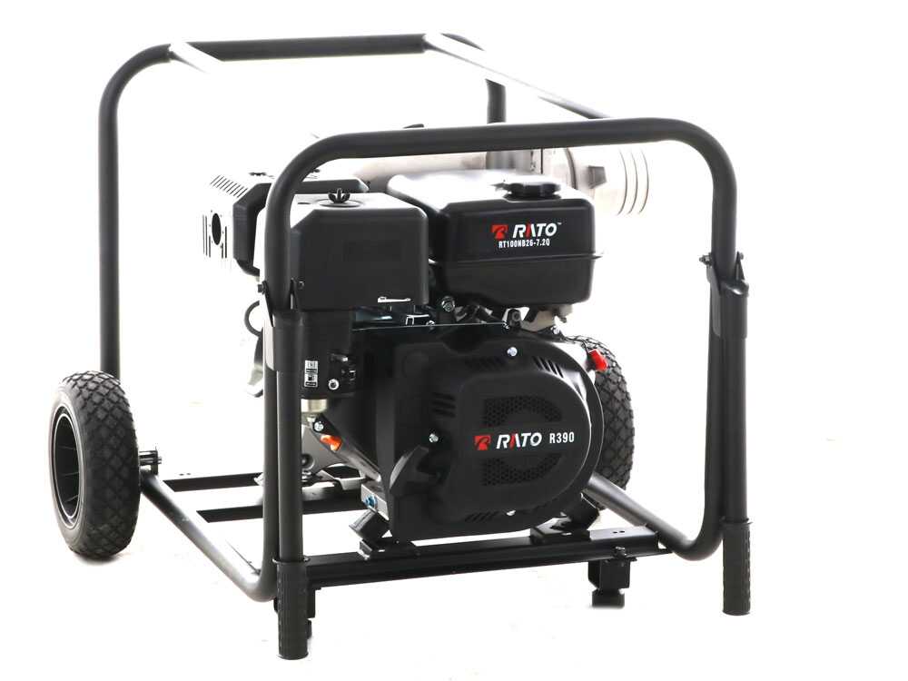 Rato RT100NB26 benzine motorpomp voor vuil water, detail 11