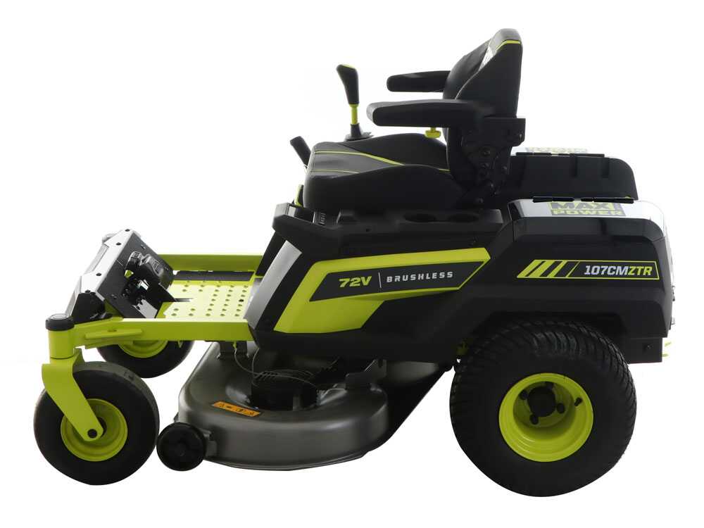 Ryobi ZTRX107 accu-zero-turn zitmaaier 107 cm, automaat, detail 11