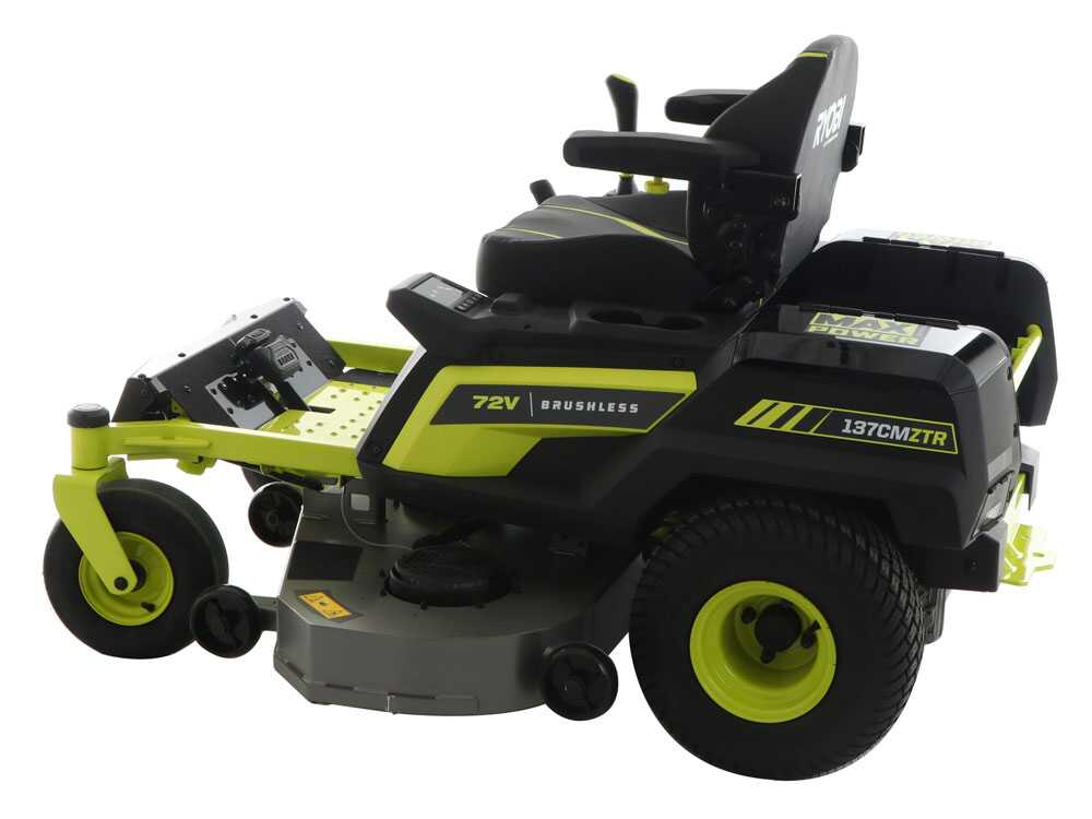 Ryobi ZTRX137 accu-zero-turn zitmaaier 137 cm, automaat, detail 11