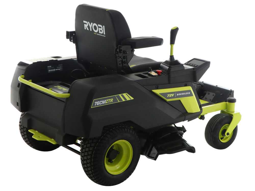 Ryobi ZTRX76 accu-zero-turn zitmaaier 76 cm, automaat, detail 11
