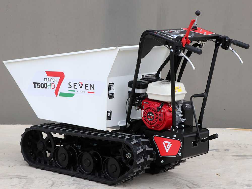 Rupsdumper laadvermogen 500 kg Seven Italy T500HD GX, hydraulisch kiepen, detail 12
